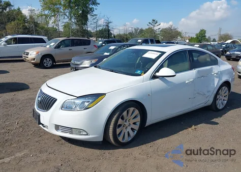 2011 Buick Regal Cxl Turbo Russelsheim из США, поврежденный, VIN W04G15GV8B1094081